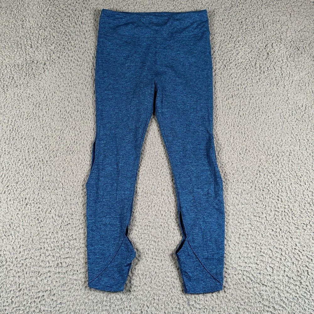 Free People Movement Halo Cutout Leggings Women's Medium Blue Yoga Activewear